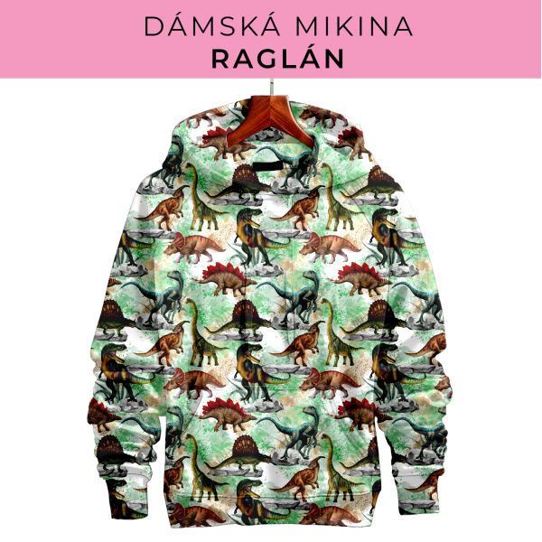 DÁMSKÝ střih - mikina raglán