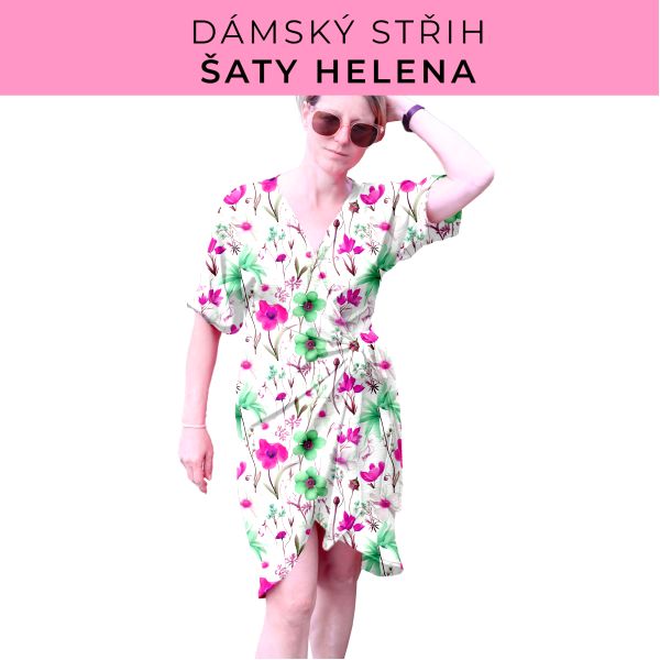 Dámský střih na šaty  Helena