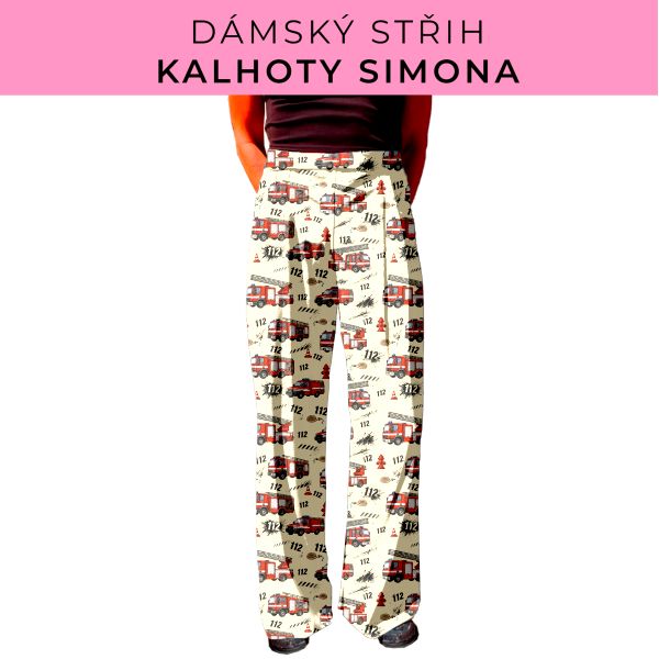Dámský střih - kalhoty Simona