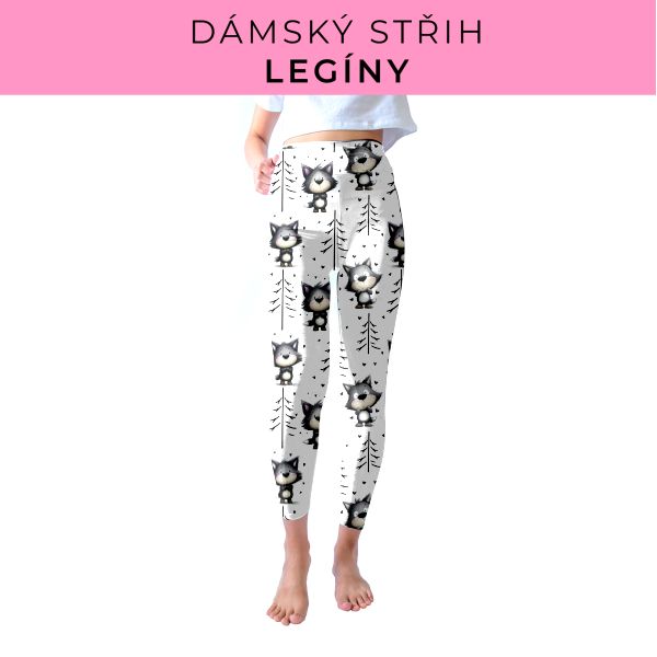 DÁMSKÝ střih - legíny SPORT - SLIM FIT