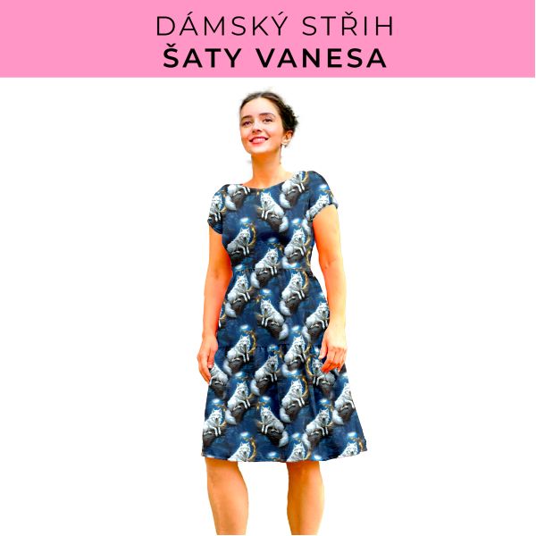 Dámský střih šaty Vanesa