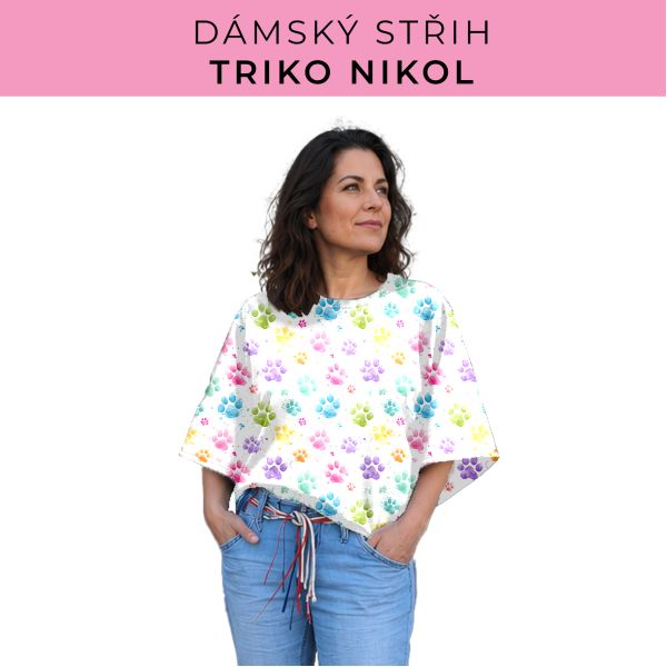 Dámský střih -  triko Nikol