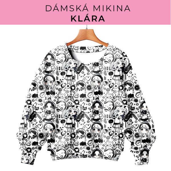 DÁMSKÝ střih - mikina Klára