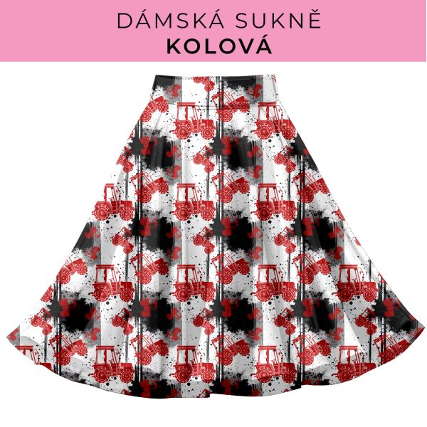 DÁMSKÝ střih - Kolová sukně