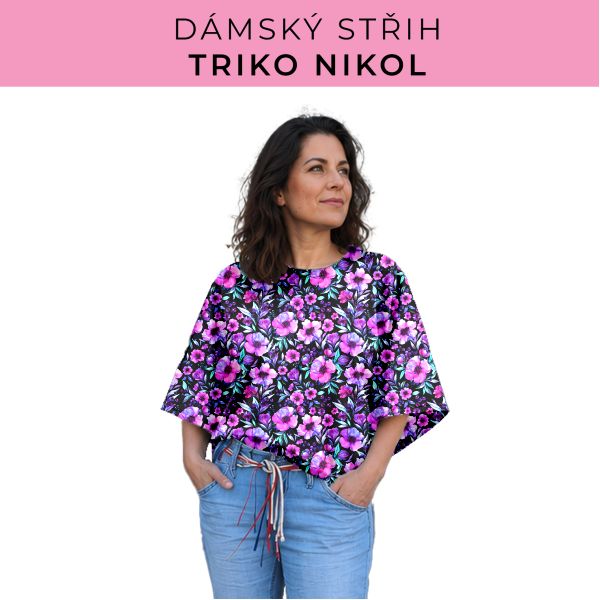 Dámský střih -  triko Nikol