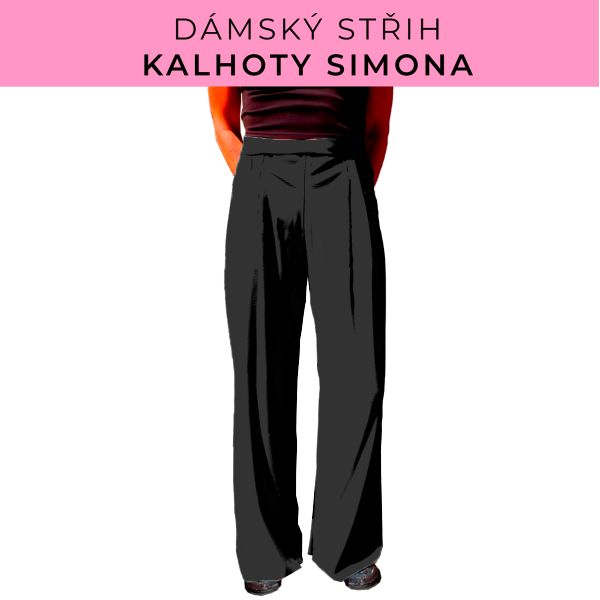 Dámský střih - kalhoty Simona