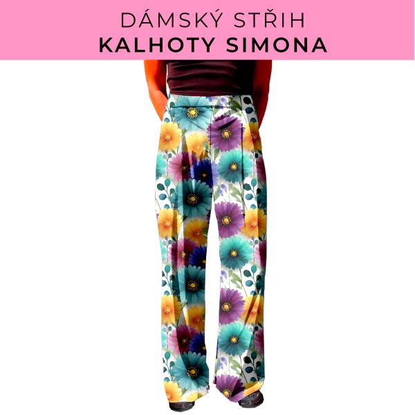 Dámský střih - kalhoty Simona