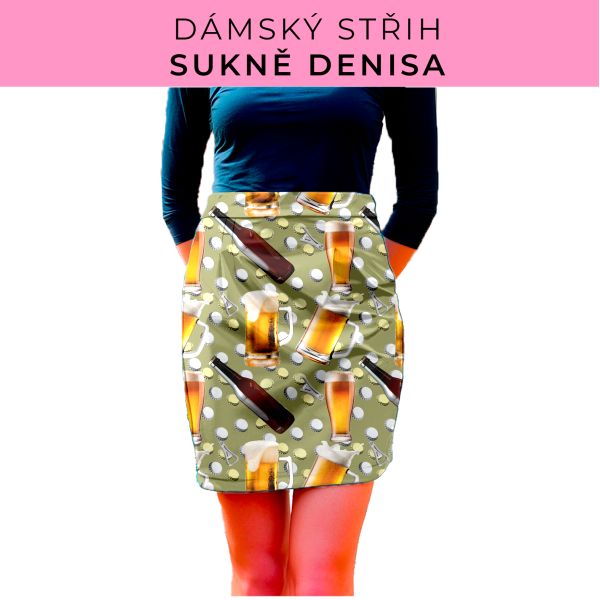 Dámský střih - Dámská sukně Denisa