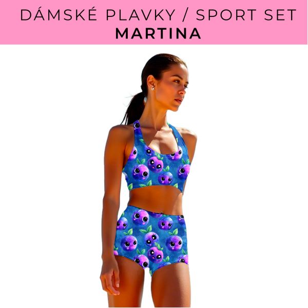 Dámský střih - plavky / sportovní set Martina