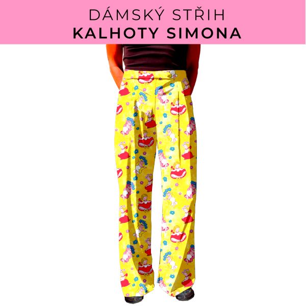 Dámský střih - kalhoty Simona