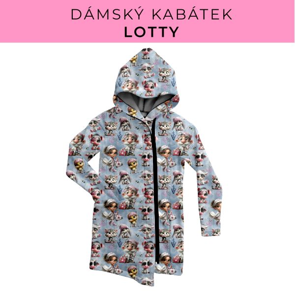 DÁMSKÝ střih - Kabátek Lotty