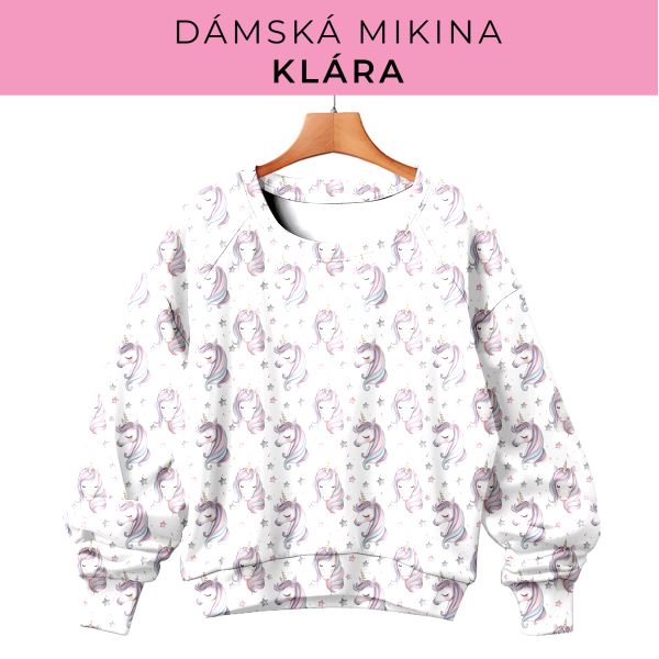 DÁMSKÝ střih - mikina Klára