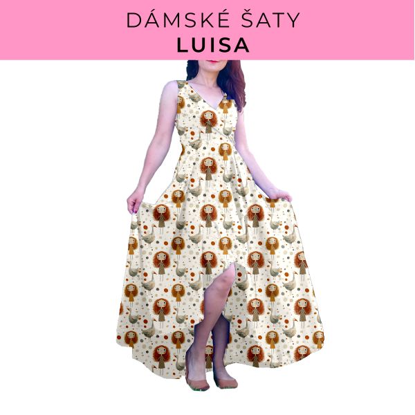DÁMSKÝ střih - šaty Luisa