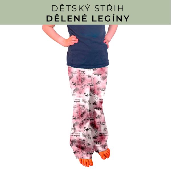 Dětský střih - Dělené legíny