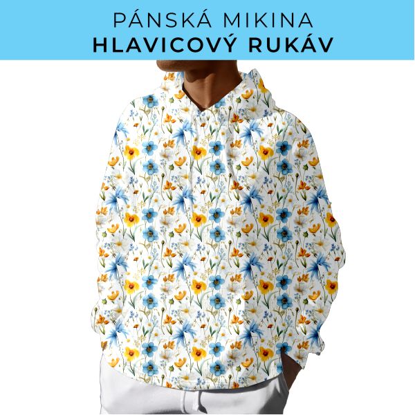 PÁNSKÝ střih - mikina s kapucí