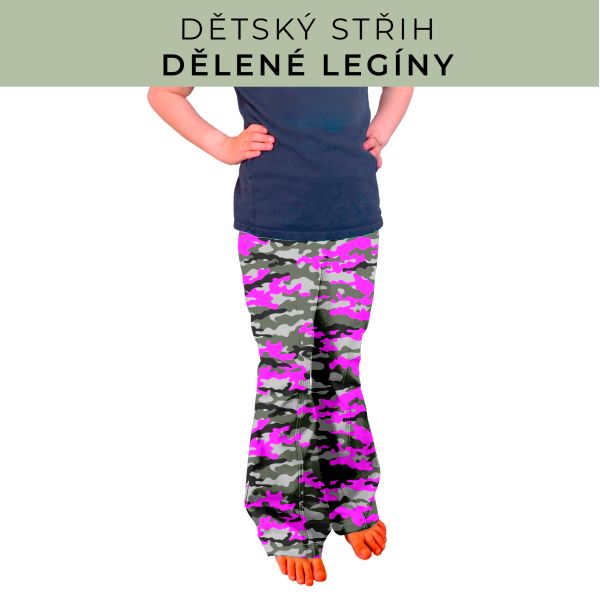 Dětský střih - Dělené legíny