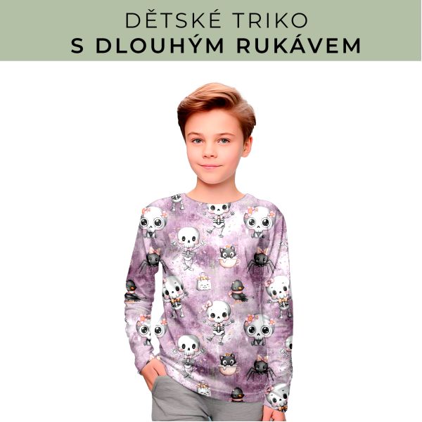 DĚTSKÝ střih - triko dlouhý rukáv