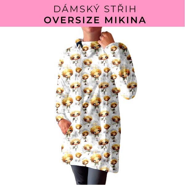 DÁMSKÝ střih - Oversize mikina