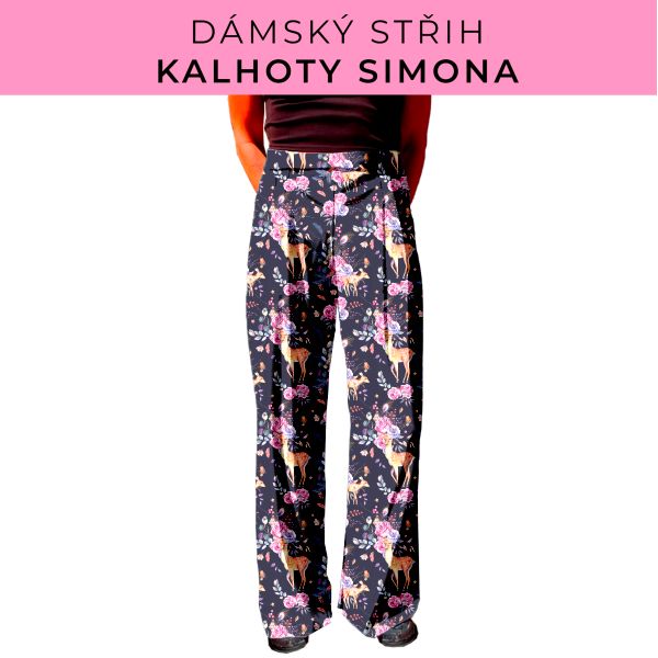 Dámský střih - kalhoty Simona