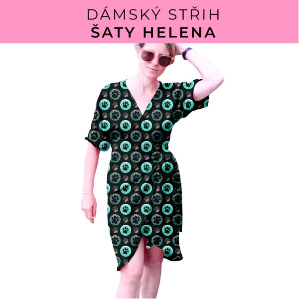 Dámský střih na šaty  Helena