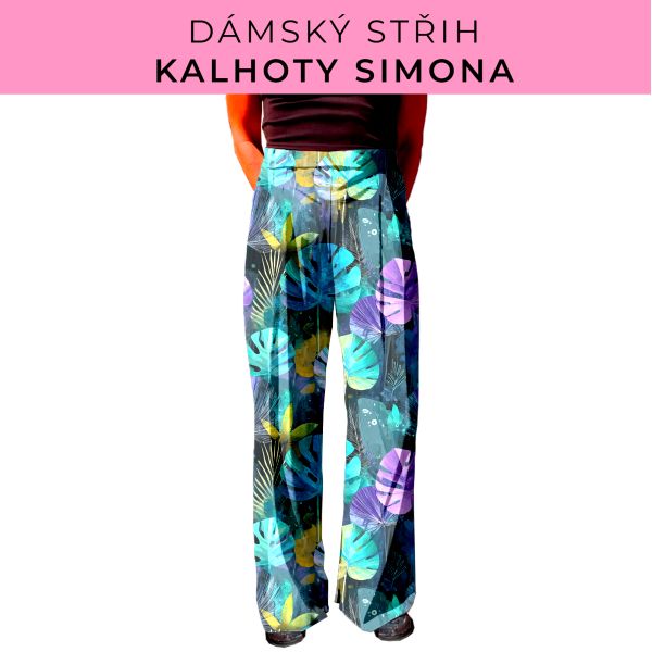 Dámský střih - kalhoty Simona