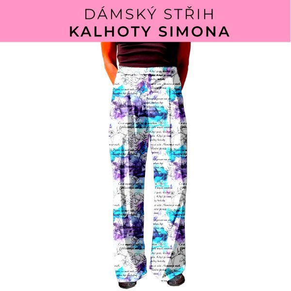 Dámský střih - kalhoty Simona