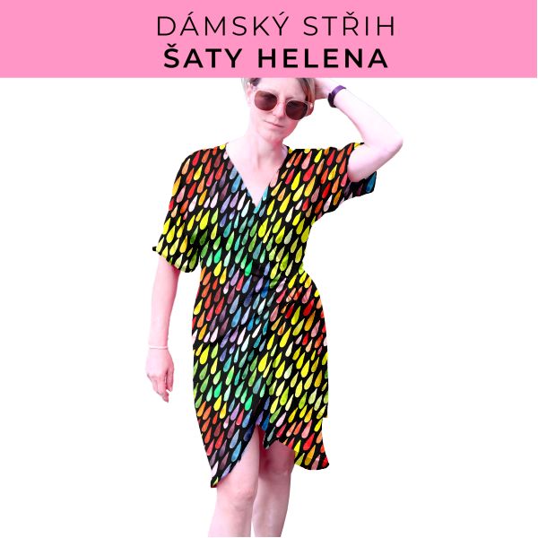 Dámský střih na šaty  Helena