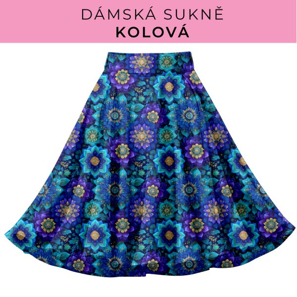 DÁMSKÝ střih - Kolová sukně