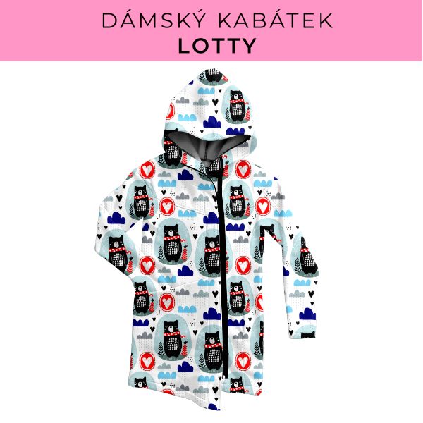 DÁMSKÝ střih - Kabátek Lotty