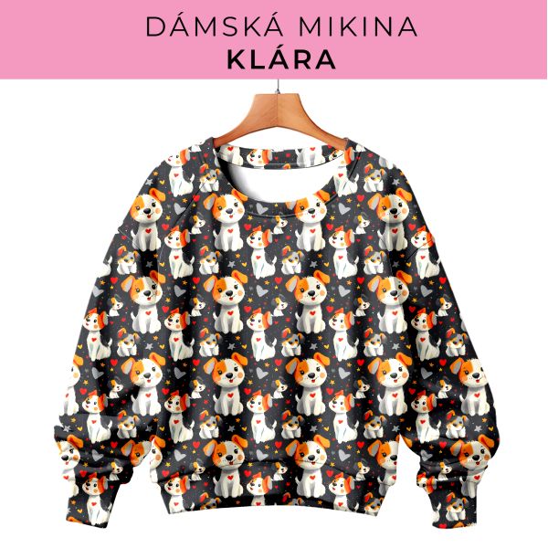 DÁMSKÝ střih - mikina Klára