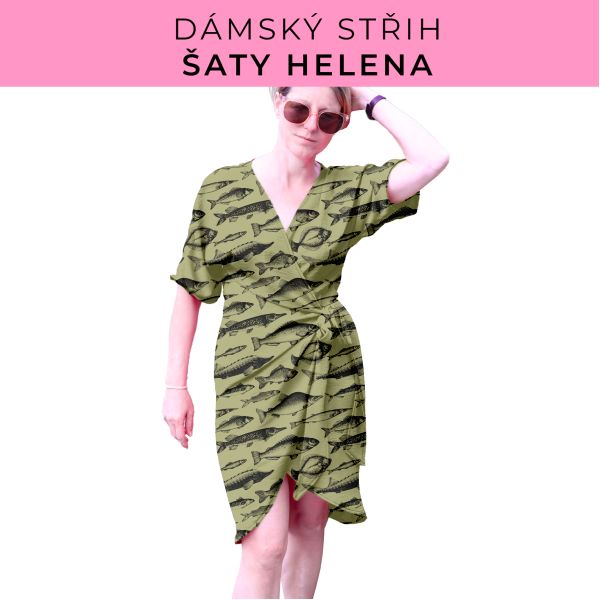 Dámský střih na šaty  Helena