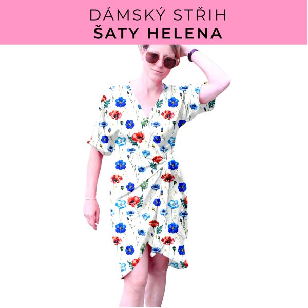 Dámský střih na šaty  Helena
