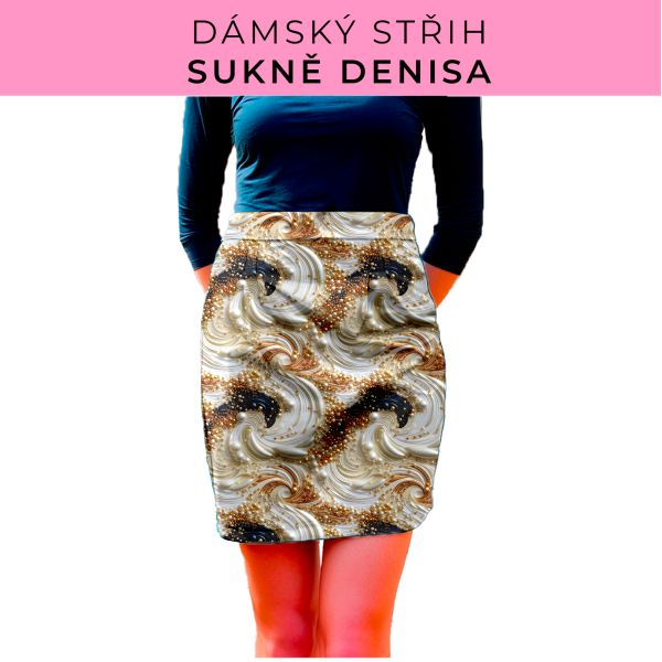 Dámský střih - Dámská sukně Denisa