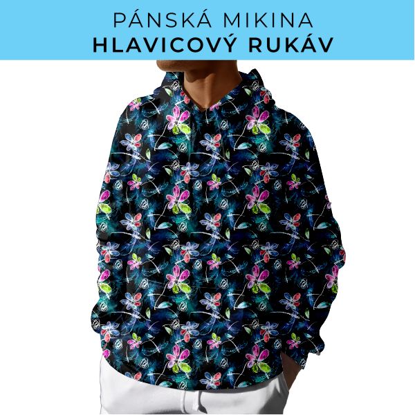 PÁNSKÝ střih - mikina s kapucí