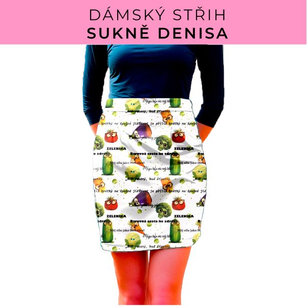 Dámský střih - Dámská sukně Denisa