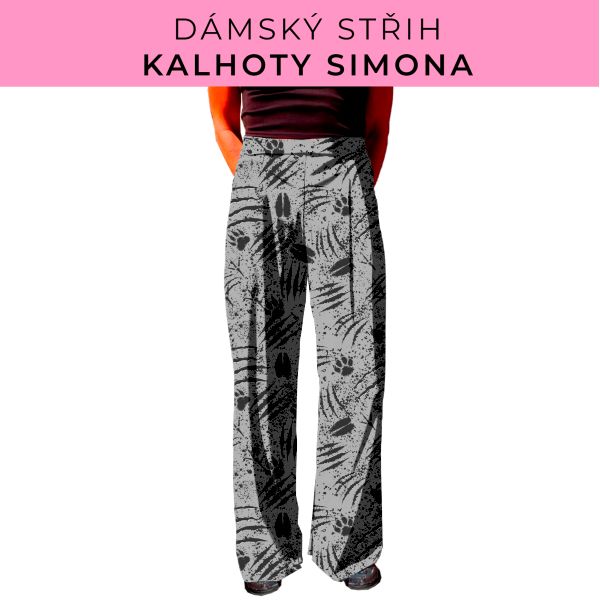 Dámský střih - kalhoty Simona