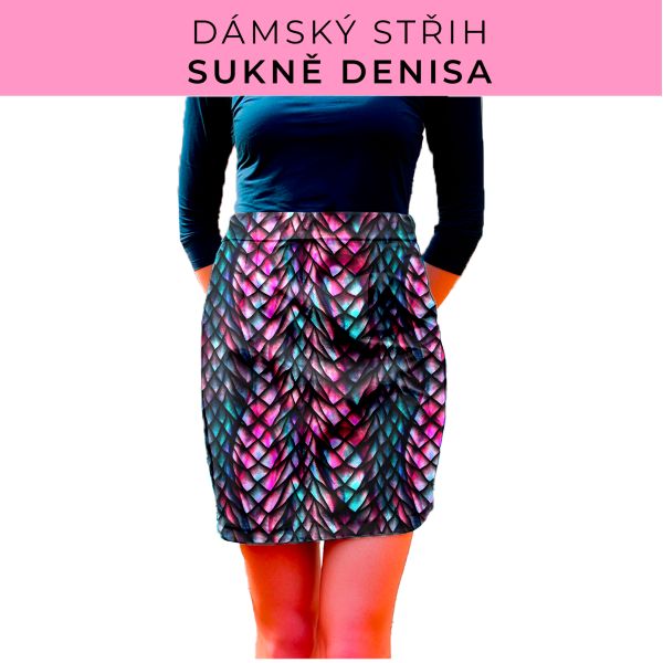 Dámský střih - Dámská sukně Denisa