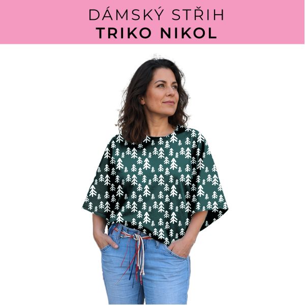 Dámský střih -  triko Nikol