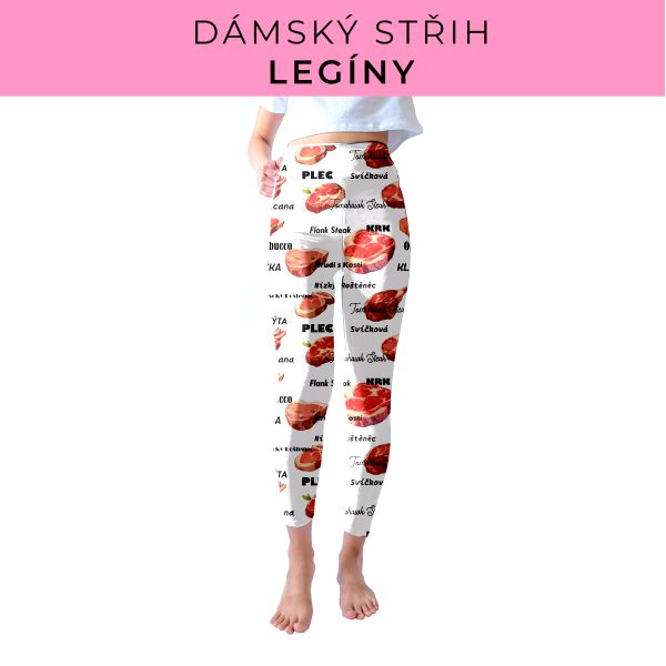 DÁMSKÝ střih - legíny SPORT - SLIM FIT