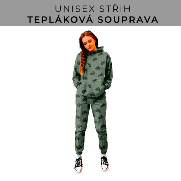 DÁMSKÝ střih - SET mikina a tepláky 