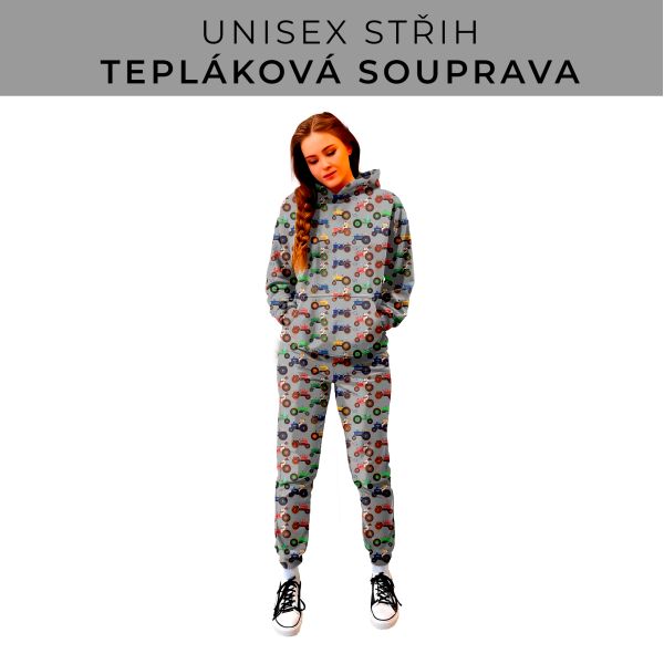DÁMSKÝ střih - SET mikina a tepláky 