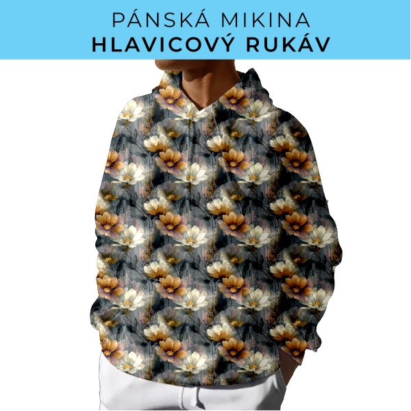 PÁNSKÝ střih - mikina s kapucí
