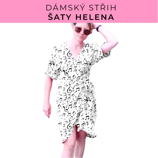 Dámský střih na šaty  Helena