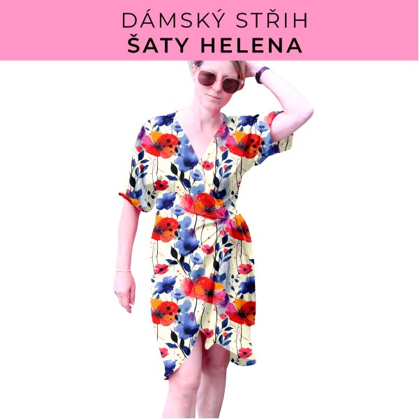 Dámský střih na šaty  Helena