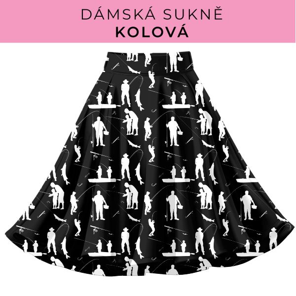DÁMSKÝ střih - Kolová sukně