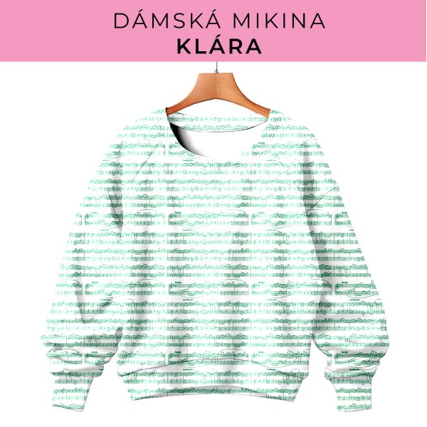 DÁMSKÝ střih - mikina Klára
