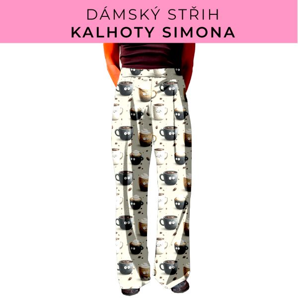 Dámský střih - kalhoty Simona