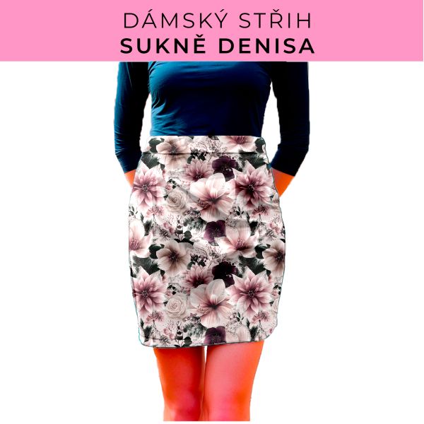 Dámský střih - Dámská sukně Denisa