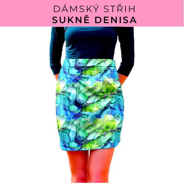 Dámský střih - Dámská sukně Denisa