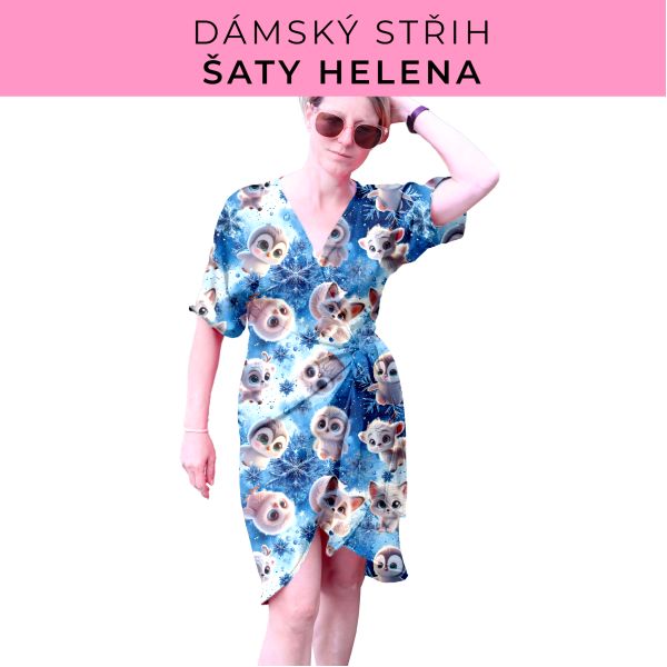 Dámský střih na šaty  Helena